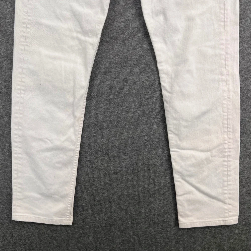 Rag & Bone Fit 2 Slim Leg Jeans Aged White Preppy Size 32x28 Mens Off-White